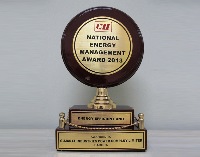 National Award for Excellence in Energy Management 2013