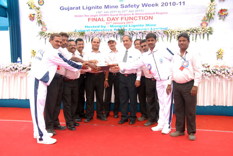 Gujarat Lignite Mines Safety Week 2010-11