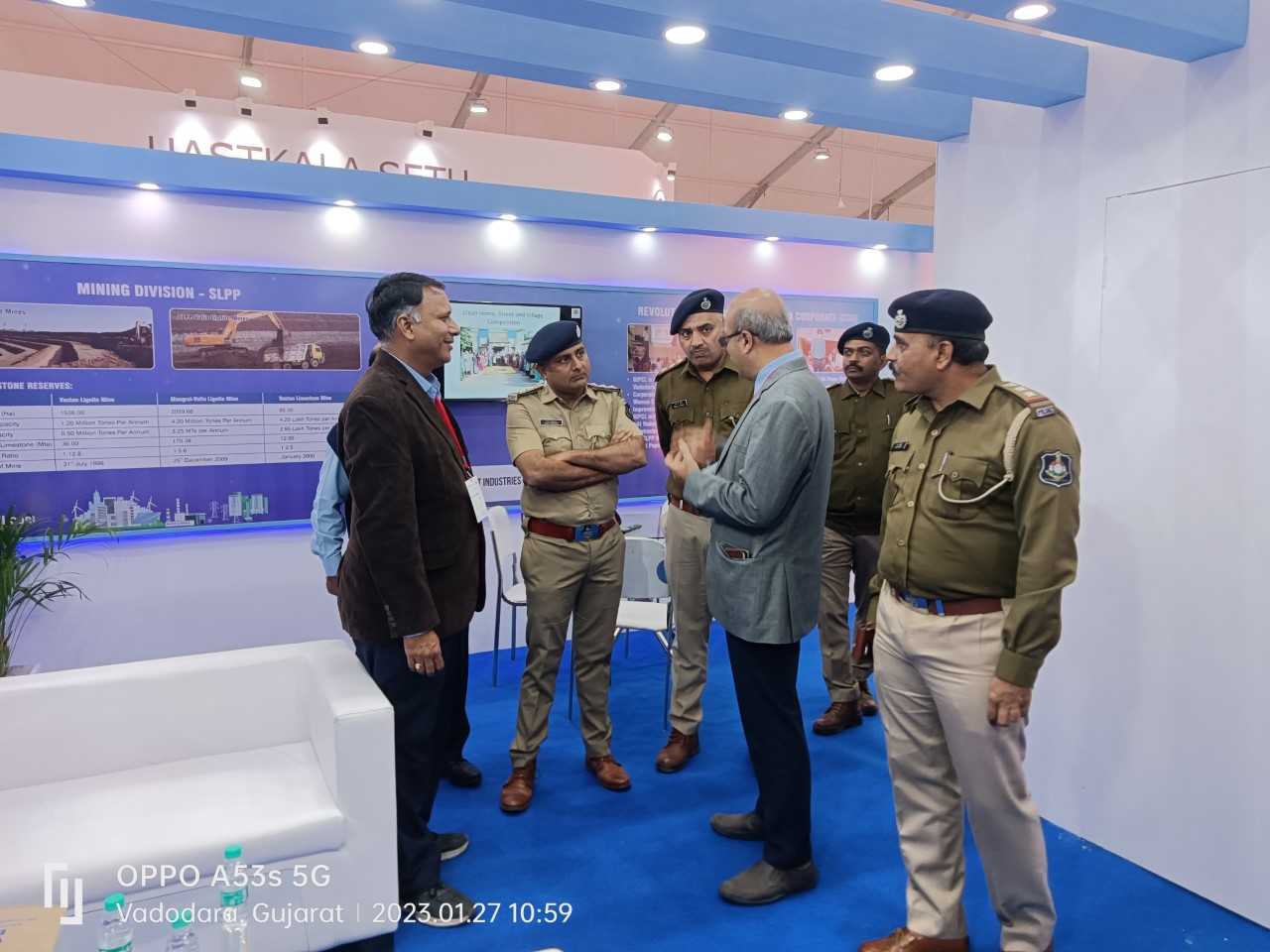 Honorable CM Gujarat visits GIPCL Stall VCCI Expo 2023